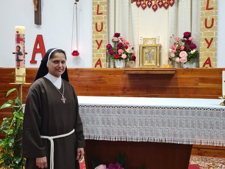 La hermana capuchina Gracia Joseph Kanjirakkatt, celebrará su profesión perpetua el domingo