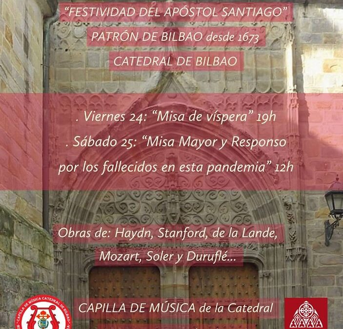 La capilla de Música de la Catedral acompañará las celebraciones de Santiago