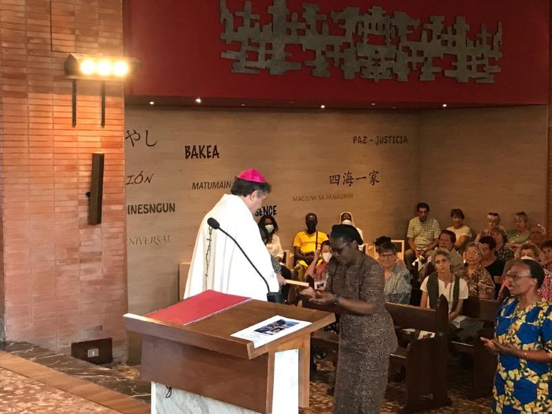 Eucaristía presidida por Mons. Joseba Segura el pasado sábado 23 de julio, festividad de la beata Margarita López de Maturana