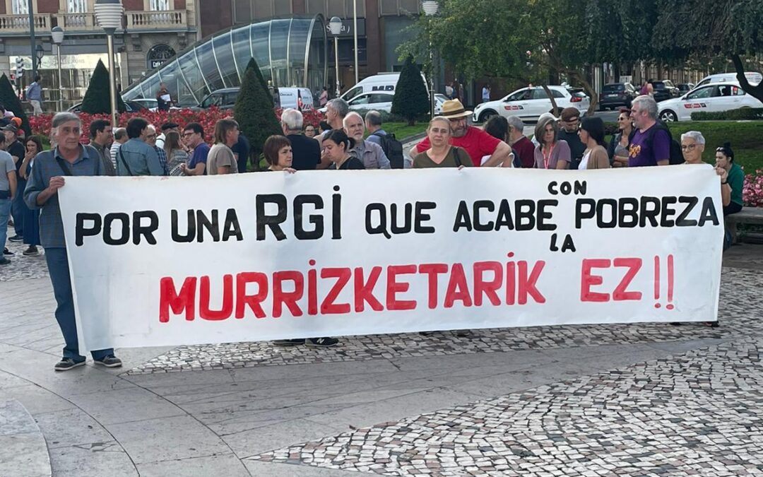  Varias organizaciones piden una reforma de la RGI «que acabe con la pobreza en Euskadi»