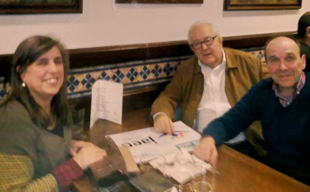 Ana Zugaza, Enrique Abian y Angel Mari Unzueta.