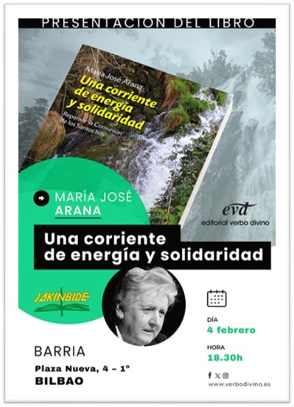 Esta tarde se presenta un nuevo libro de la teóloga Mª José Arana