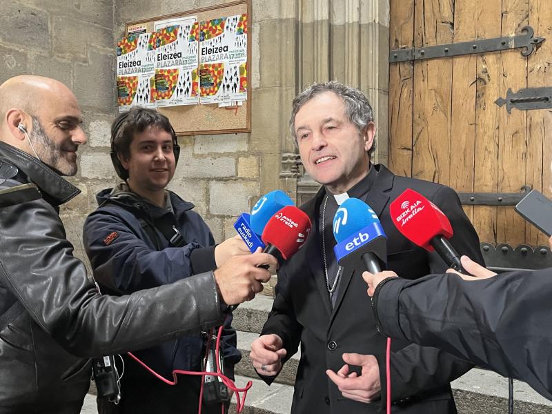 BIlboko gotzaina: “Aita santu honek barritasuna ekarri leikela uste dot”