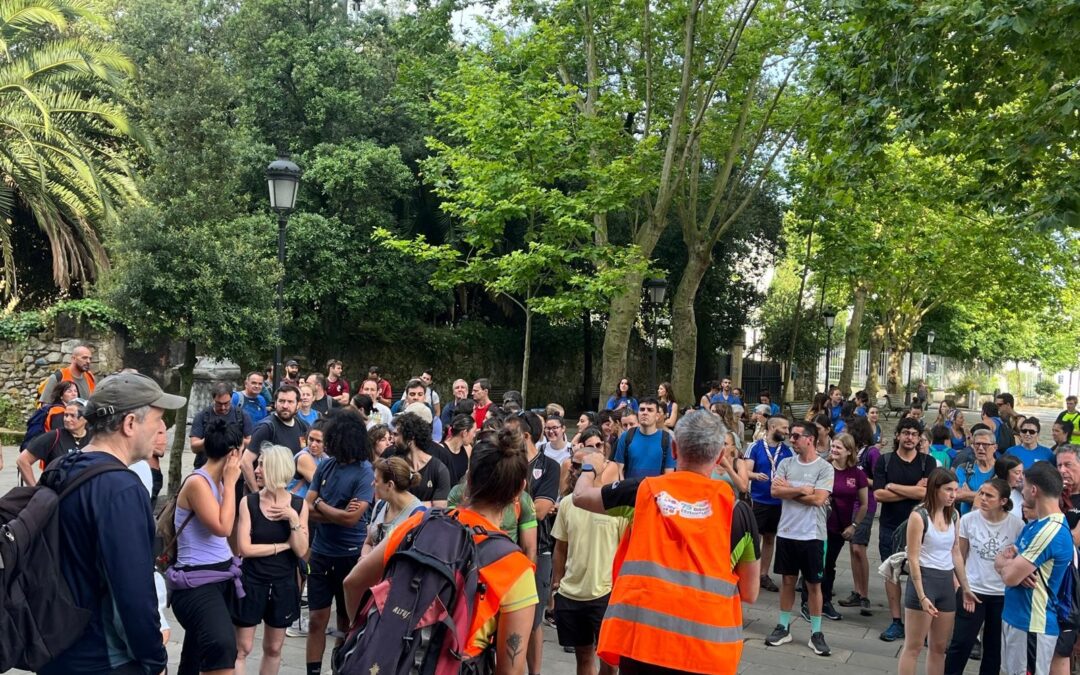 Cientos de personas se suman a la jornada inaugural de la BizkaiBira
