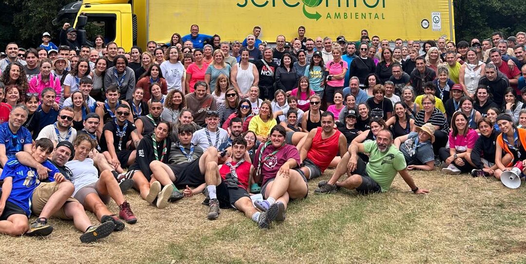 Más de 300 personas en el día de las familias del campamento eskaut de Muskiz y Ortuella