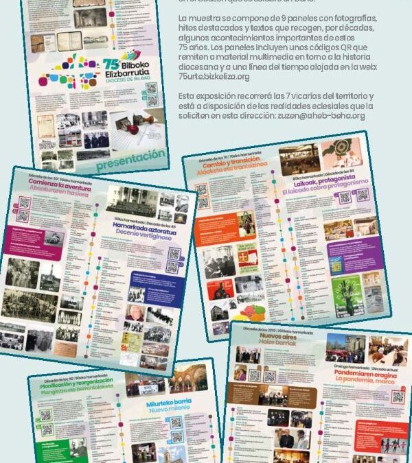 La exposición itinerante del 75 aniversario, en Markina