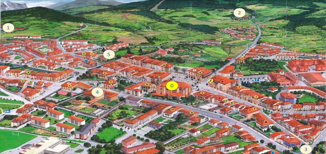 Bizkaiko Eleizaren kurtso hasieran, bost ibilbide oinez Elorrion