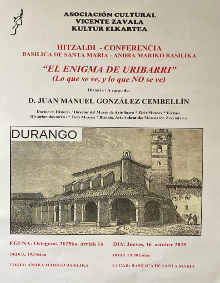 Basílica de Durango. Jornadas de Patrimonio