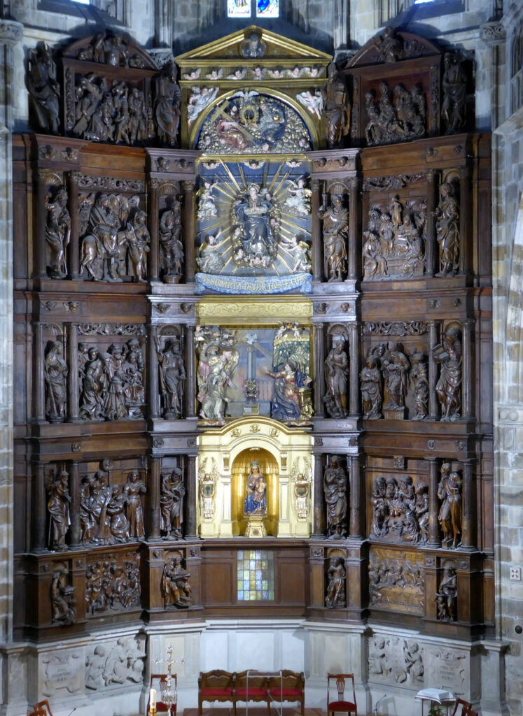 Retablo mayor Santa María Portugalete