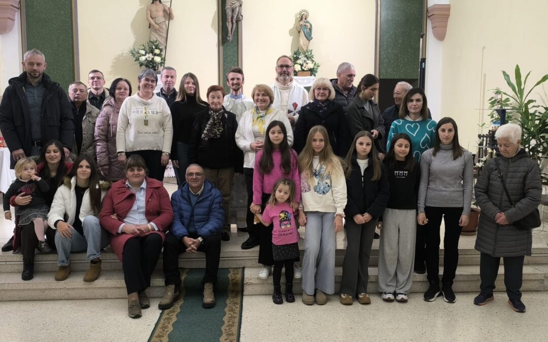 Ekialdeko ohikuneko ukrainar alkarte katolikoaren ospakizunak Trapagaranen