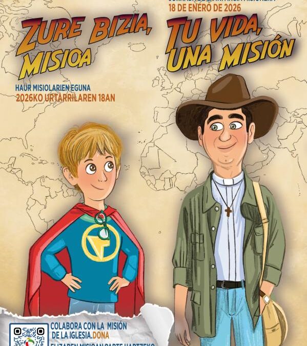 Jornada de la Infancia Misionera 2026: «Tu vida, una misión»