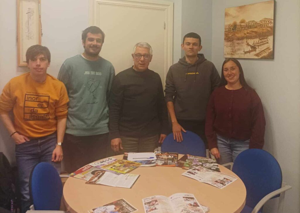 Iñigo Cobo, Patxo Ateca, Manuel Heredia, Aimar Tomás y Maider Hermoso