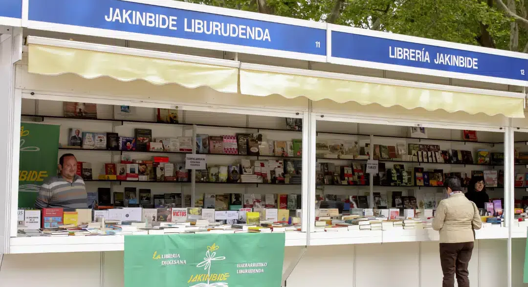 La librería diocesana, en la Feria del Libro de Bilbao