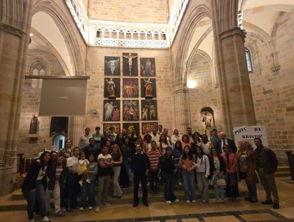 Aniversario d ela Virgen del Cisne, en San Antón