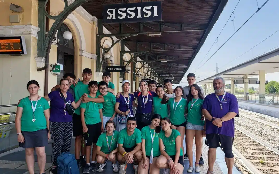 Jóvenes del grupo Mendibi, concluyen su peregrinación en Asís