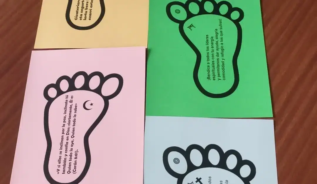 Diversas confesiones religiosas se unen en Bilbao para reclamar la paz