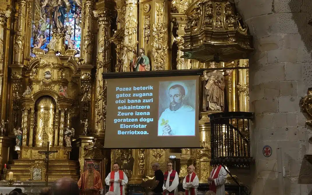 Valentín de Berrio-Otxoa “La semilla del santo de Bizkaia sigue dando trigo”