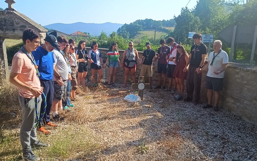 Homenaje a Josetxu Canibe, en Retes de Llanteno (Araba)