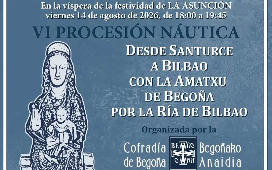 14 de agosto: VI procesión náutica de la Amatxu de Begoña Peregrina