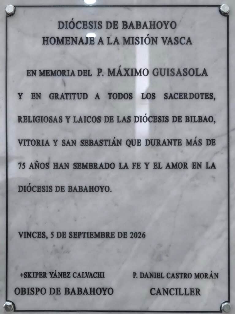 Aniversario Máximo Guisasola Ecuador