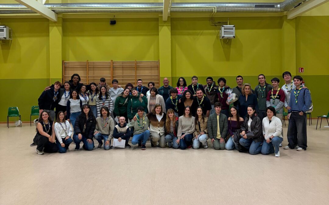 Encuentro oracional con jóvenes de la vicaría I, ayer en Portugalete