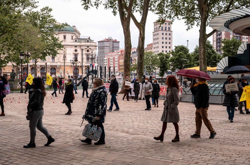 Getxo se suma a los Círculos de Silencio, en su 5º aniversario