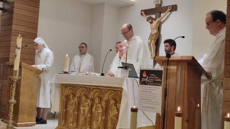 Eucaristía en el 175º aniversario de fundación de los Claretianos, en la parroquia del Corazón de María de Bilbao
