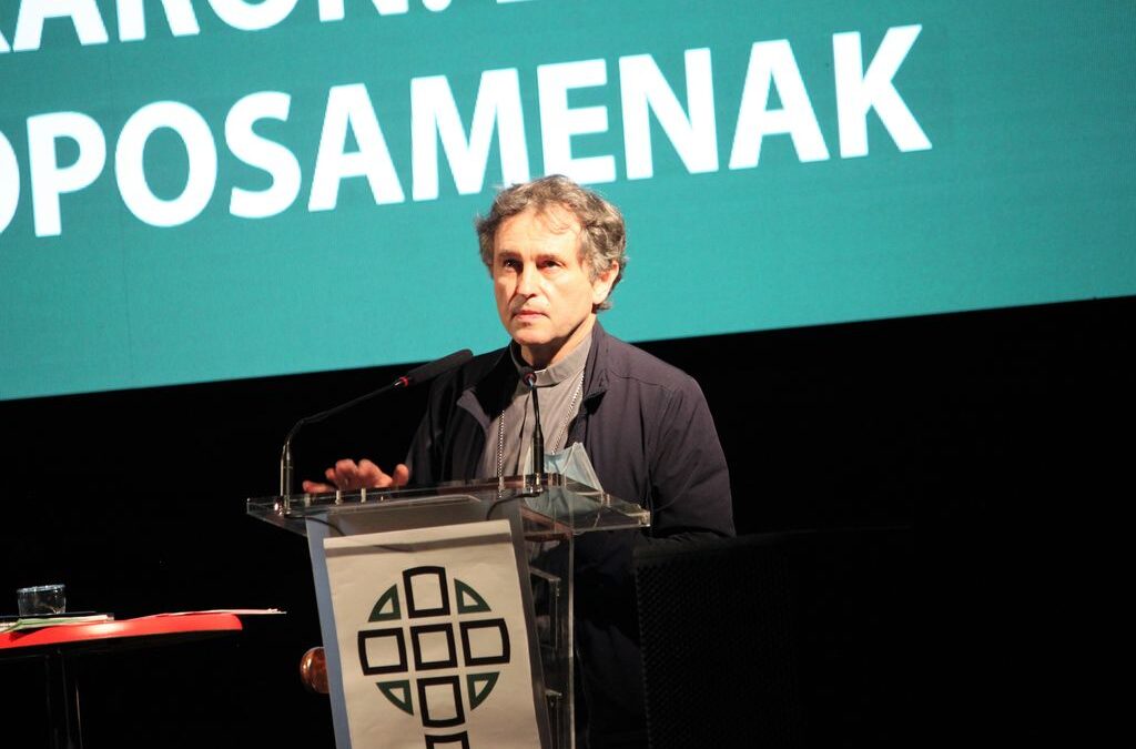 Mons. Joseba Segura lleva la `Fratelli tutti´ a varias parroquias de Bizkaia