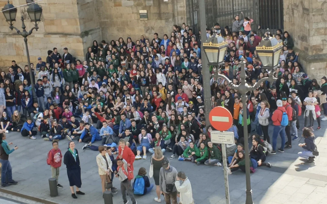 Cientos de jóvenes participaron ayer en los “Bikas” de Bilbao y Durango