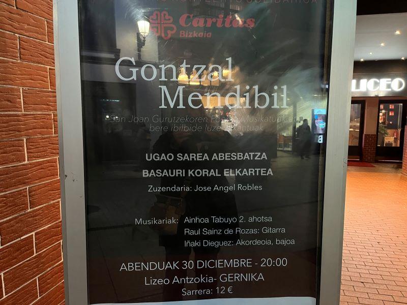 Audiovisual sobre las clarisas y concierto a favor de Cáritas, en Gernika