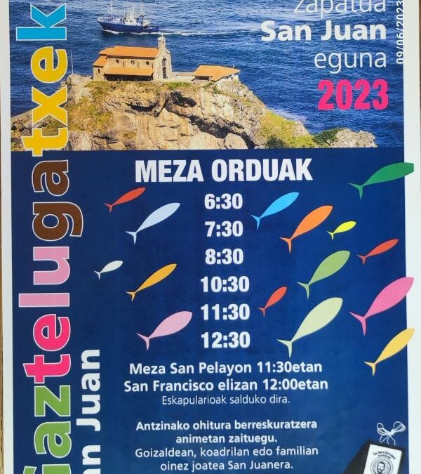 Misas por San Juan, mañana en Gaztelugatxe