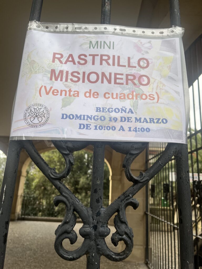 Rastrillo misionero en Begoña