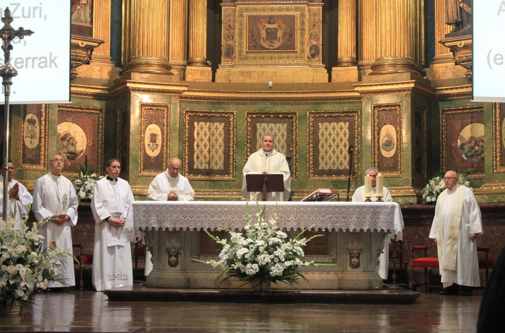 El obispo presidirá el domingo la Misa mayor, en Begoña