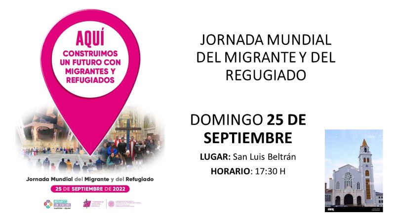 Invitación a la celebración de la Jornada Mundial de las Migraciones, en Bilbao