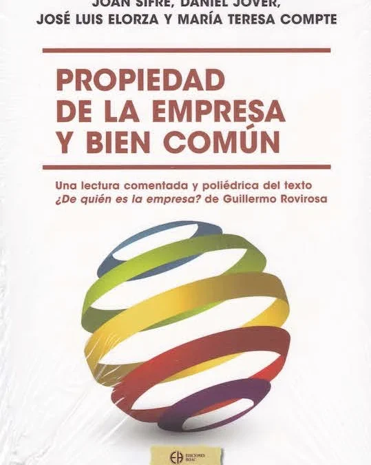 HOAC presenta el libro “Propiedad de la empresa y bien común”