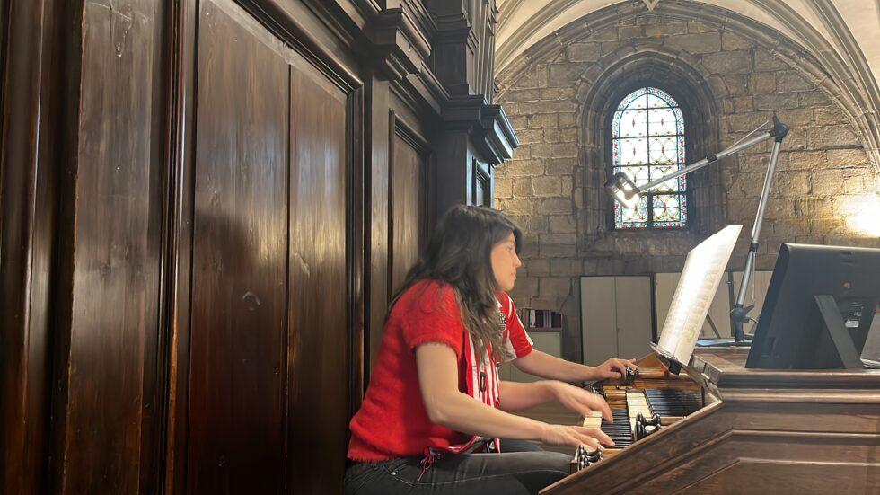 La organista Miriam Cepeda