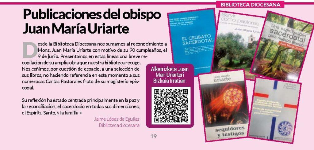 Libros Juan María Uriarte