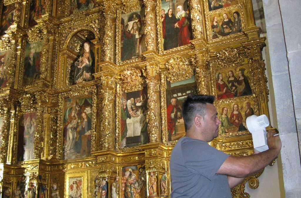 Luces del siglo XXI para el retablo mayor de Zeanuri