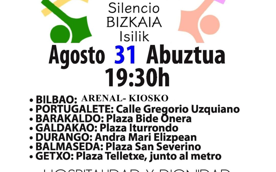 Bizkaia Isilik, abuztuan be