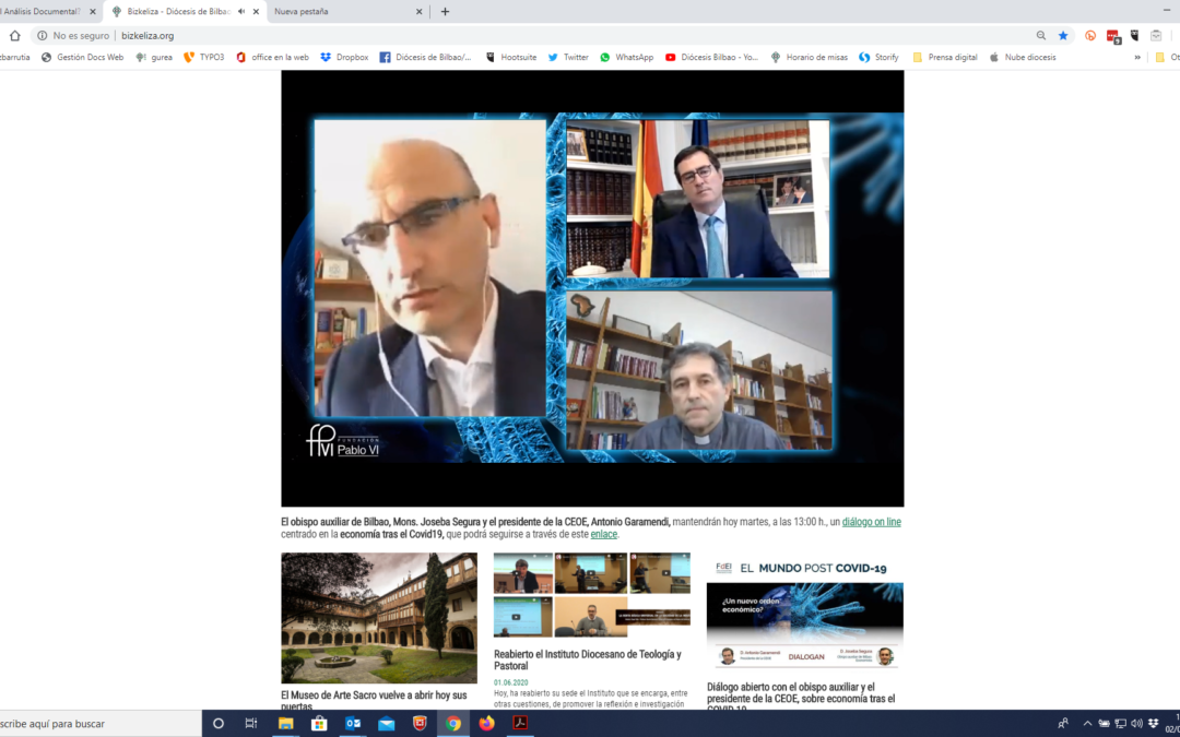 Intervención completa del diálogo entre el obispo auxiliar de Bilbao y el presidente de la CEOE