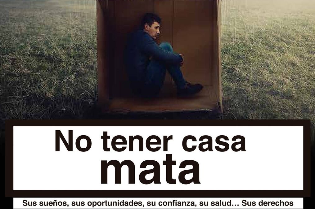 Campaña de sensibilización de Cáritas Bizkaia contra el `Sinhogarismo´
