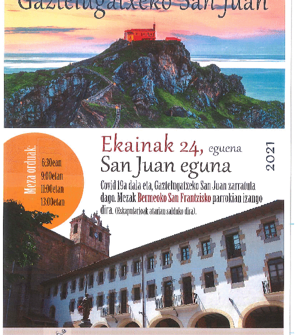 Otro año sin misas en San Juan de Gaztelugatxe