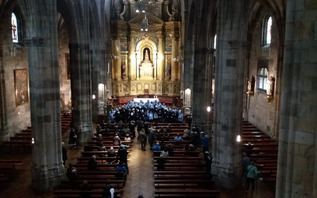 El coro de Arratia vuelve a la basílica de Begoña, en Santa Agueda