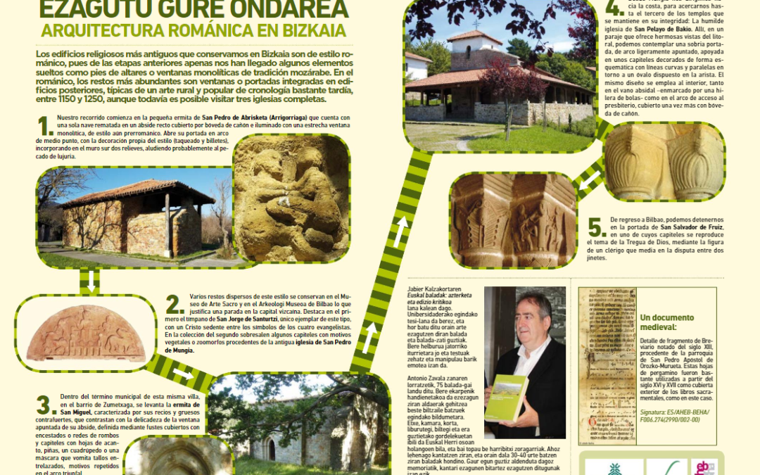 Una vuelta por nuestra arquitectura románica: de Arrigorriaga a Fruiz