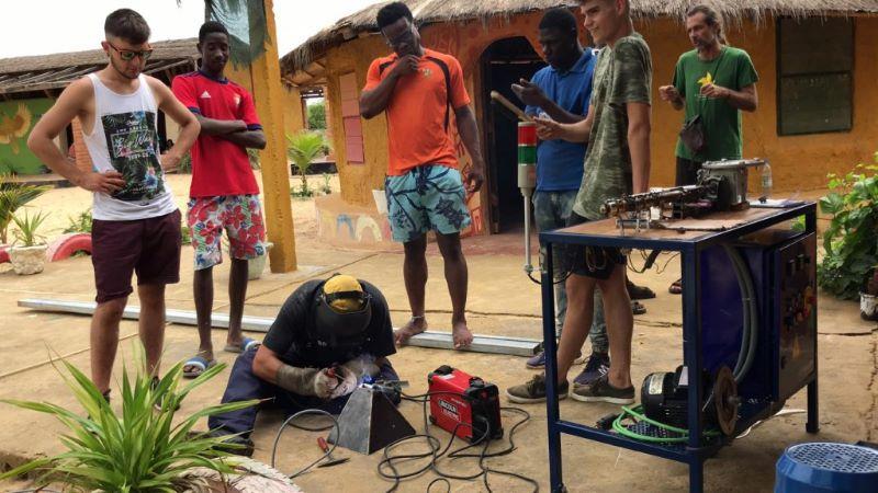 Somorrostro ikastegiaren egitasmoa Senegalen ortuak ureztatzeko