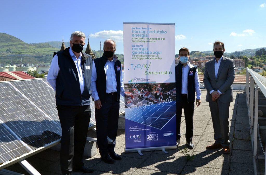 150 familias consumirán energía solar de placas fotovoltaicas instaladas en el Centro Somorrostro