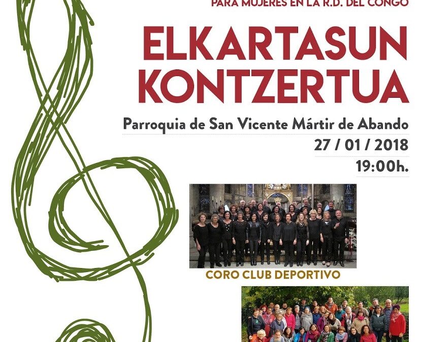 Concierto solidario a favor del Congo en San Vicente Mártir de Abando